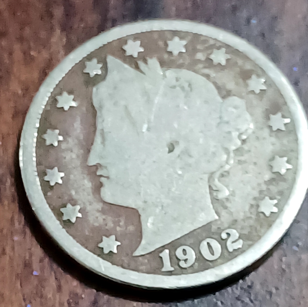 1902  silver nickle